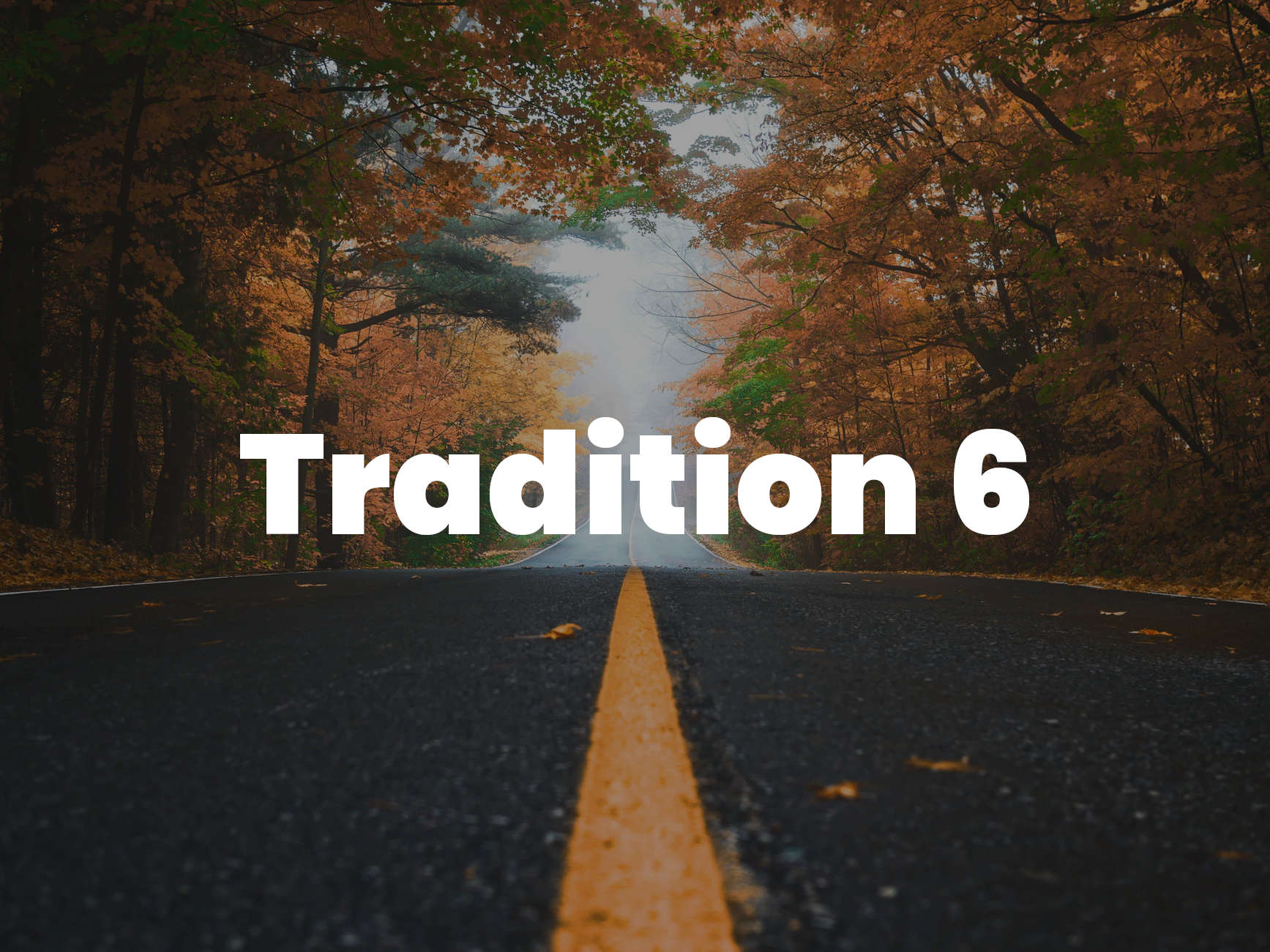 Tradition 6 | 12 Step Recovery