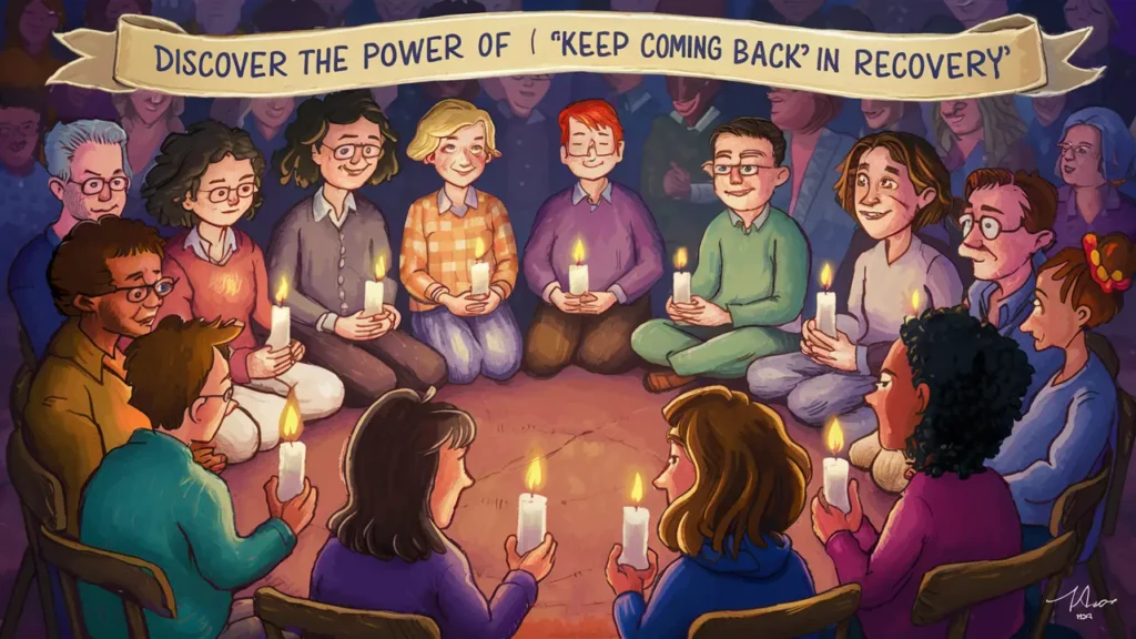 Discover the power of 'keep coming back' in recovery. Find companionship, purpose, and growth in the Fellowship of NA. Keep coming back for a life of fulfillment.