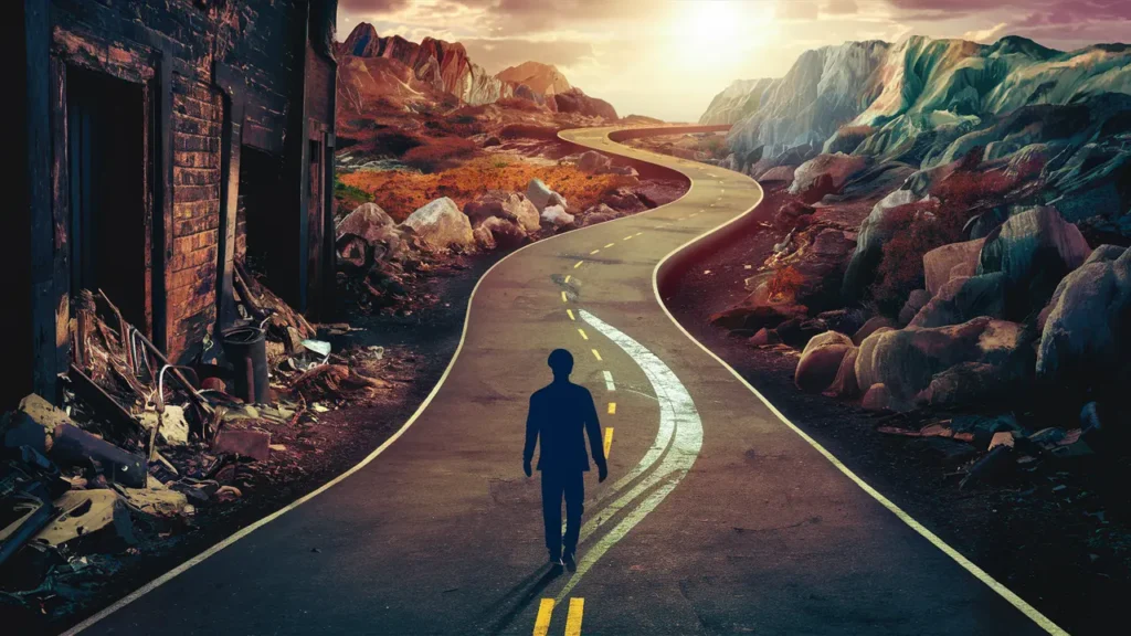 NA Daily Reflection: Escape addiction's dead end. Travel the "open road" to recovery.